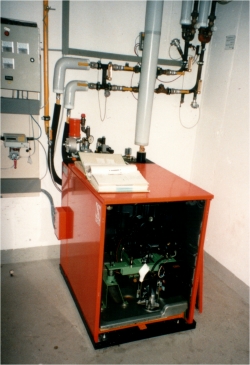 Kleines Blockheizkraftwerk