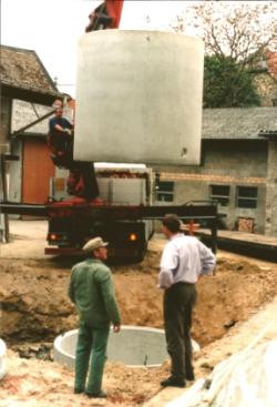 Einbau eines Brauchwasserspeichers